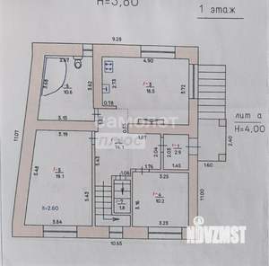 Дом 227м&sup2;, 3-этажный, участок 3 сот.  