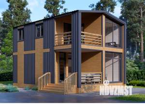 Дача 144м&sup2;, 2-этажный, участок 6 сот.  