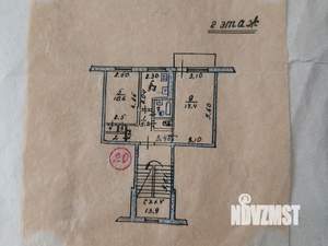 2-к квартира, вторичка, 46м2, 2/5 этаж